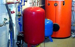 Heizungsanlage mit Warmwasserspeicher